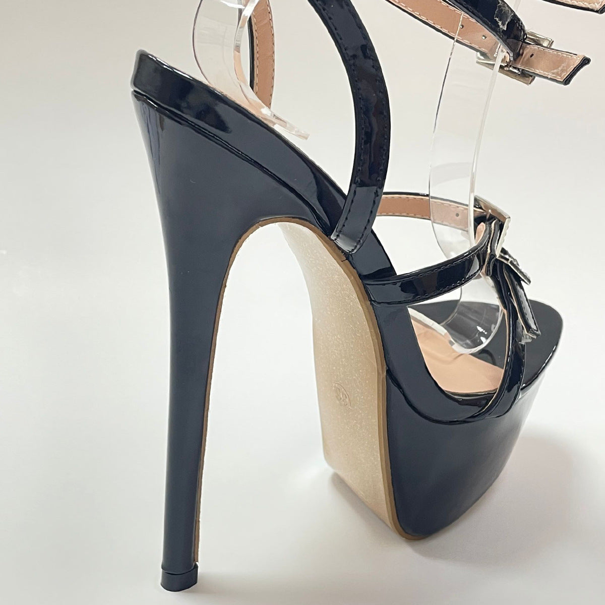 Women's Rhinestone Belt Buckle Roman Sandals